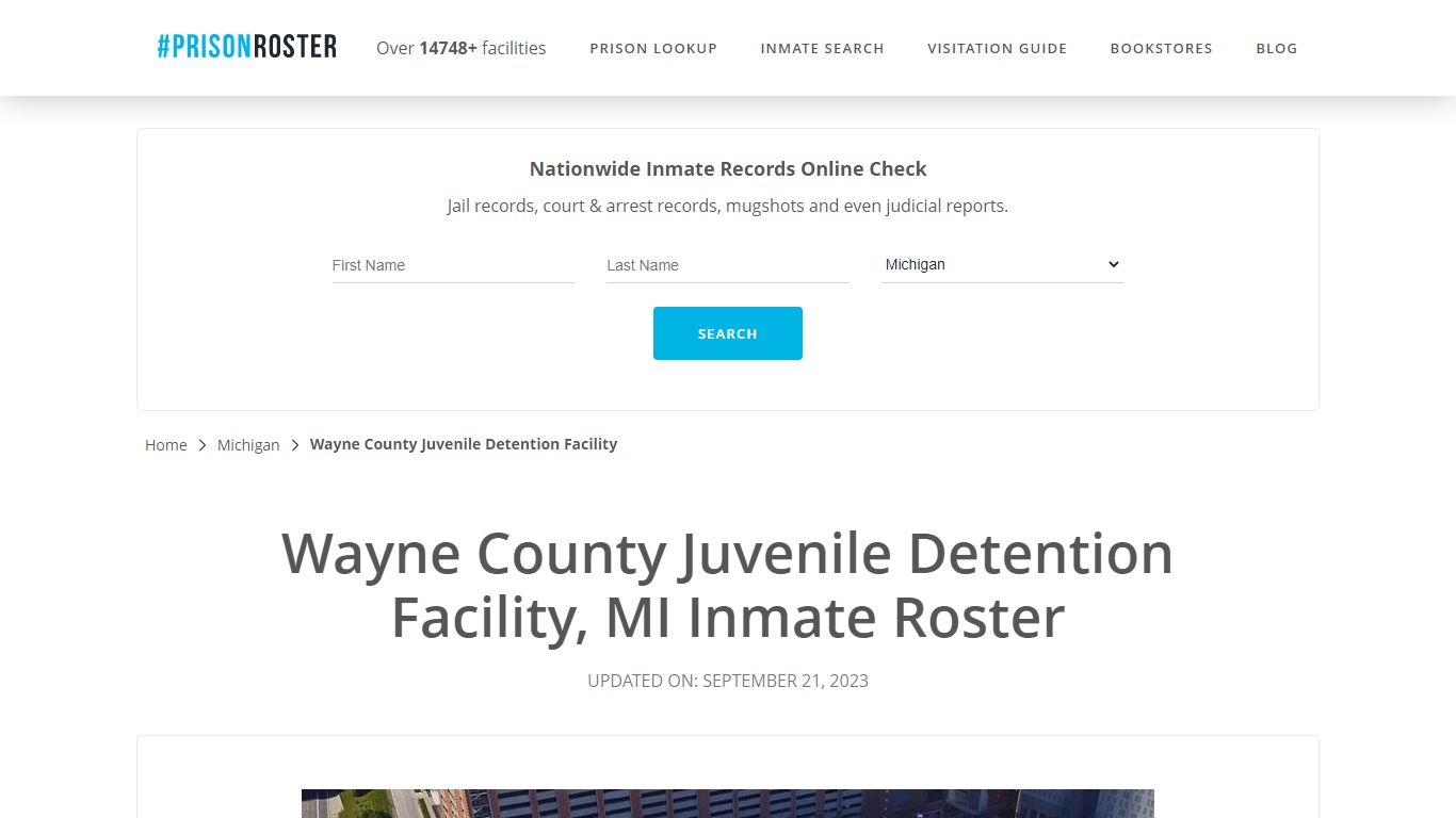 Wayne County Juvenile Detention Facility, MI Inmate Roster - Prisonroster