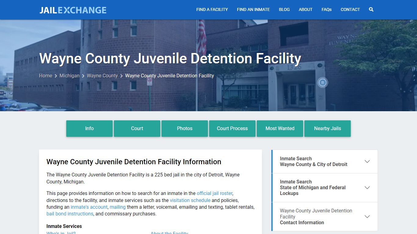 Wayne County Juvenile Detention Facility - Jail Exchange